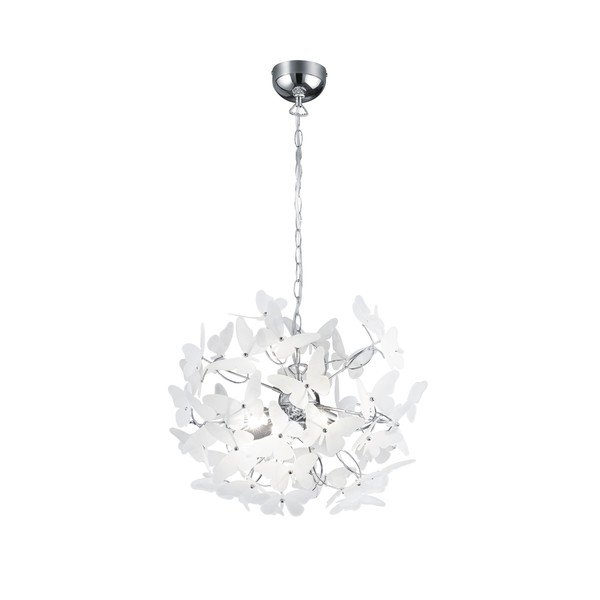 Lustră pentru copii cu abajur din plastic ø 50 cm Butterfly – Reality-image-4