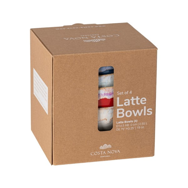 Boluri 4 buc. din gresie ø 15 cm Latte – Costa Nova-image-2