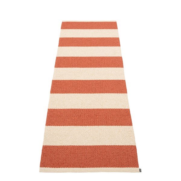 Covor tip traversă pentru interior și exterior cărămiziu/crem 70x225 cm Bob Brick – Pappelina