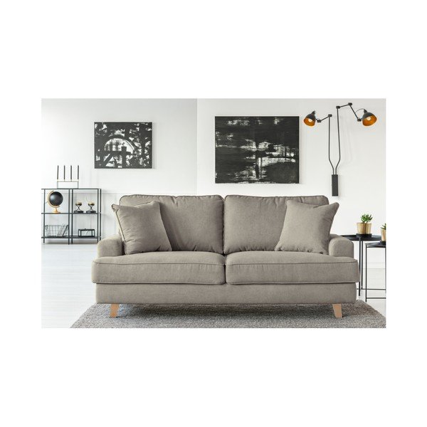 Canapea cu 3 locuri Cosmopolitan design Madrid, bej-image-3
