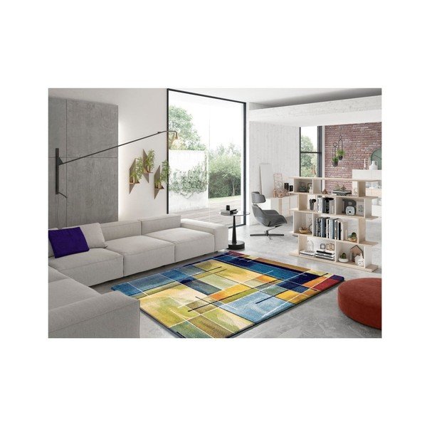 Covor Universal Lenny Multi Verde, 120 x 170 cm, albastru-galben-image-1