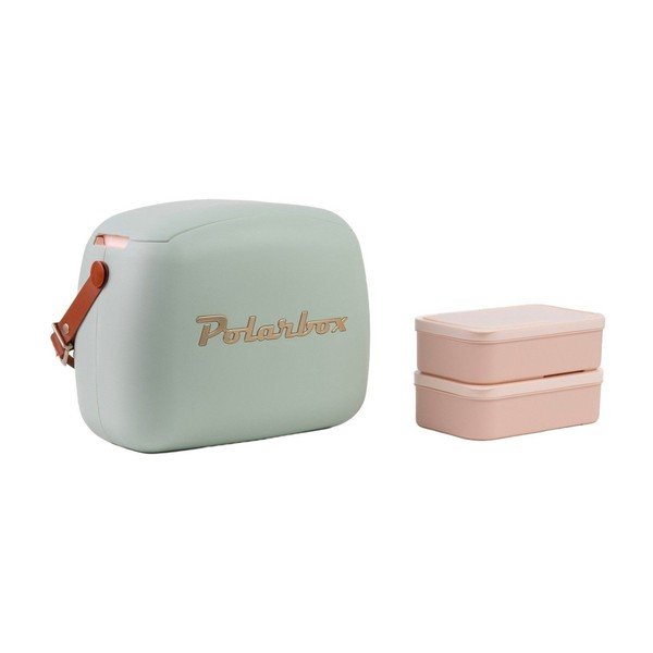 Cutie termoizolantă verde prăfuit 6 l Classic Gold – Polarbox