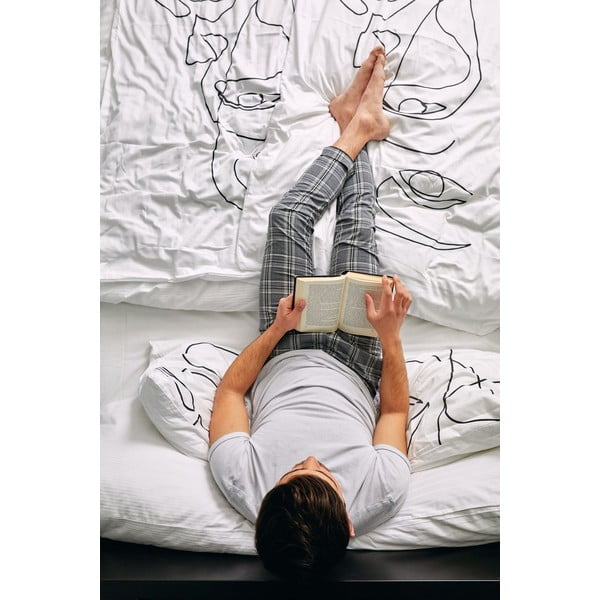 Lenjerie de pat din bumbac satinat Butter Kings Infinity, 200 x 200 cm-image-3