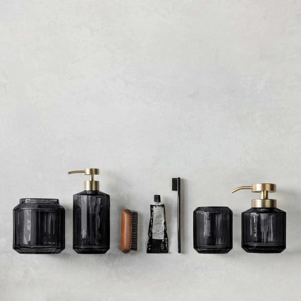 Suport pentru periuța de dinți negru din sticlă Vision – Mette Ditmer Denmark-image-4