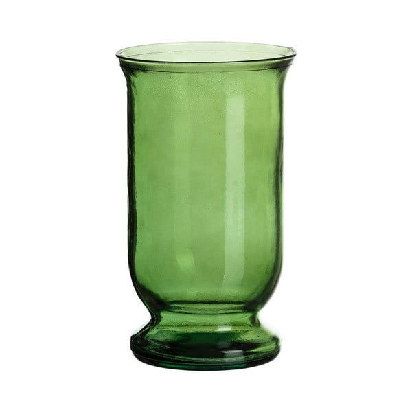 Sfeșnic din sticlă Tropicho, înălțime 25 cm, verde