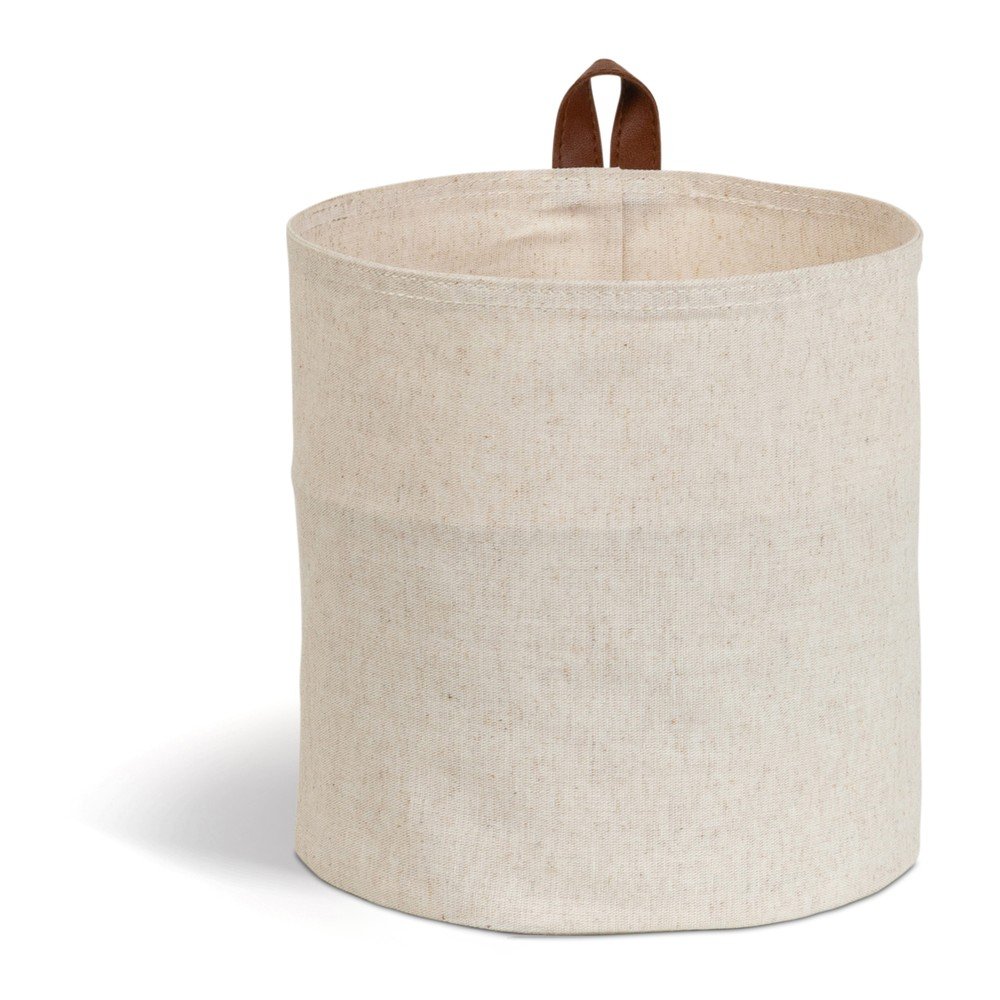 Coș de depozitare din material textil ø 20x20 cm Soft Storage Round – Bigso