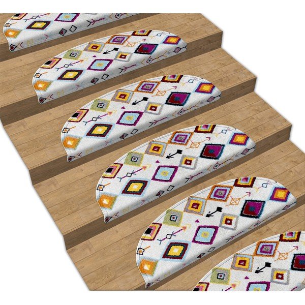 Covorașe pentru scări în set de 16 bucăți 65x20 cm Ethnic - Vitaus-image-1