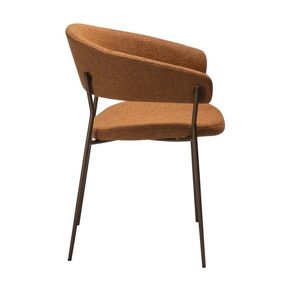 Scaun de dining portocaliu cu cotiere Reboot – DAN-FORM Denmark-image-2