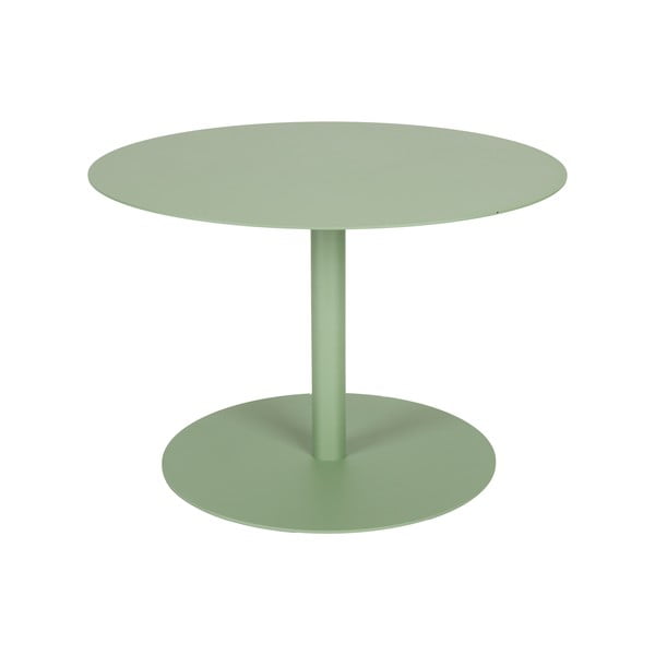 Măsuță de cafea verde salvie rotundă din oțel ø 60 cm Snow – Zuiver