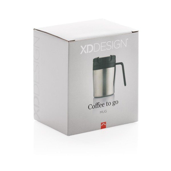 Cană termos XD Design Coffee to Go, 160 ml, argintiu-image-3