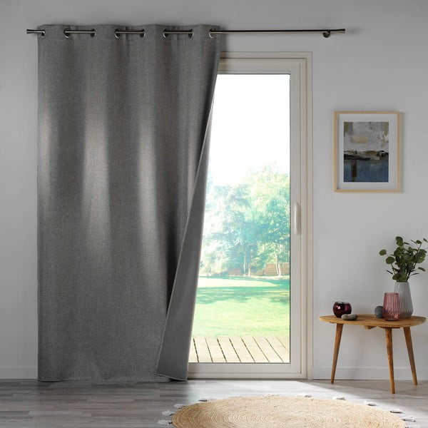 Draperie gri deschis blackout 140x260 cm Crepuscule – douceur d'intérieur-image-2