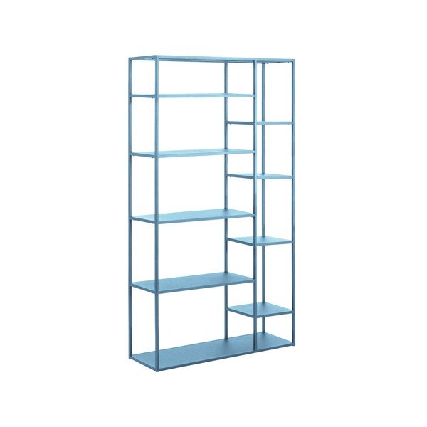Bibliotecă albastră din metal 120x188 cm Sisto - Støraa-image-1