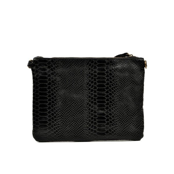 Geantă din piele Luisa Vannini Dahlia Black, negru-image-3