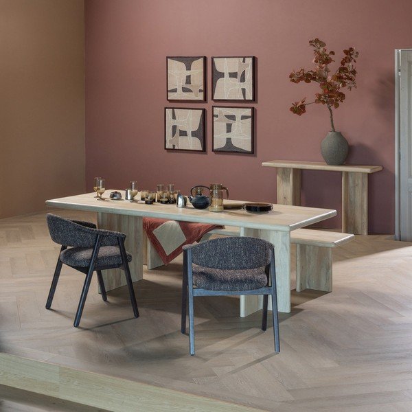 Masă de dining din lemn de mango 90x220 cm Ato – WOOOD-image-1