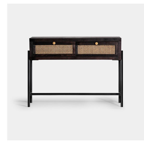 Masă consolă maro închis 35x100 cm Kenia – Burkina