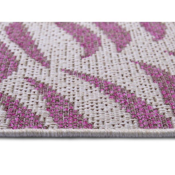 Covor adecvat pentru exterior NORTHRUGS Palmera, 200 x 290 cm, roz - bej-image-3