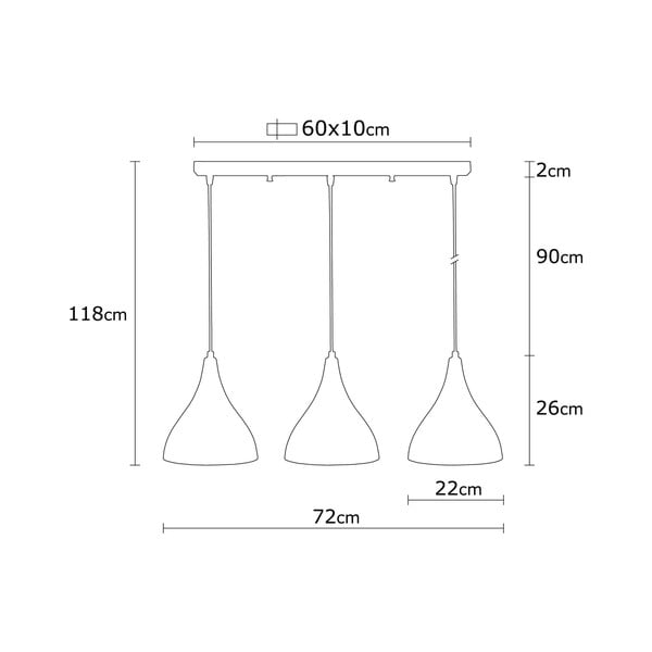 Lustră neagră cu abajur din metal Berceste – Opviq lights-image-4