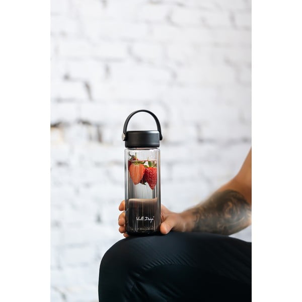 Sticlă neagră din sticlă 350 ml Fuori – Vialli Design-image-1