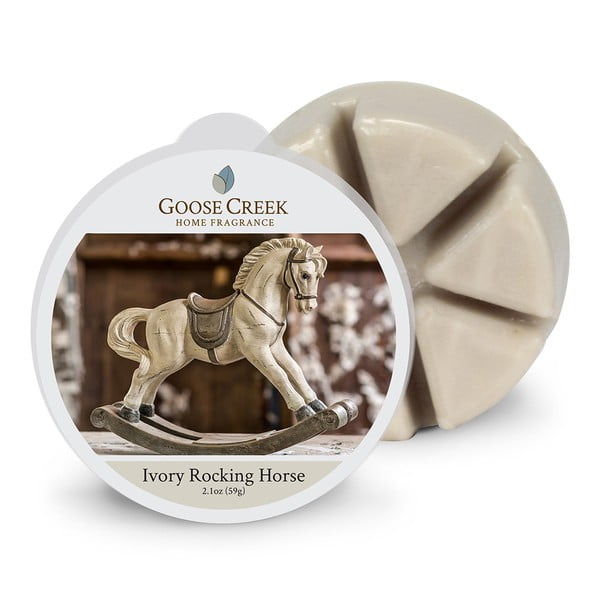 Ceară aromată pentru lămpi aromaterapie Groose Creek Ivory Rocking Horse, 65 de ore de ardere