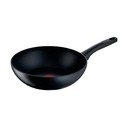 Tigaie tip wok cu suprafață antiaderentă din aluminiu ø 28 cm Black stone G2811972 – Tefal