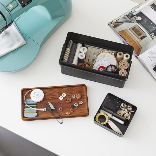 Cutie pentru materiale de cusut Tower - YAMAZAKI-image-1