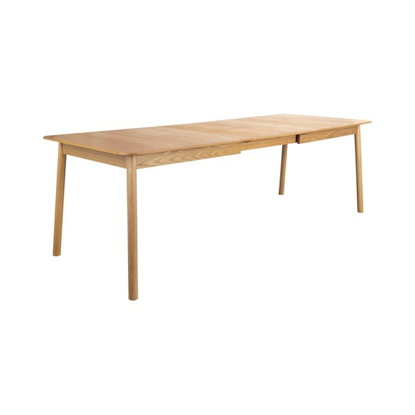 Masă de dining extensibilă cu blat cu aspect de lemn de stejar 90x180 cm Glimps – Zuiver-image-2
