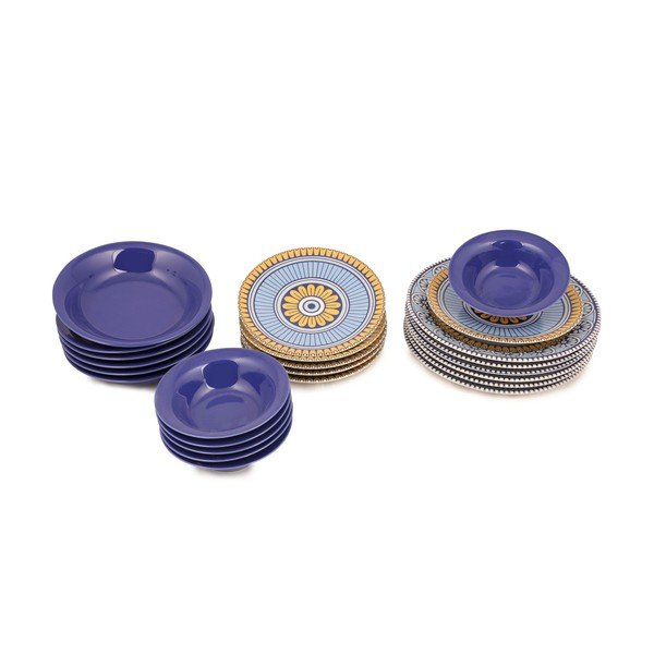Set veselă 24 piese din porțelan Kütahya Porselen Mandala-image-2