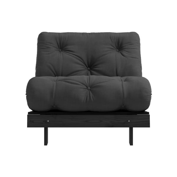 Fotoliu variabil KARUP Design Roots Black/Dark Grey, gri închis-image-1