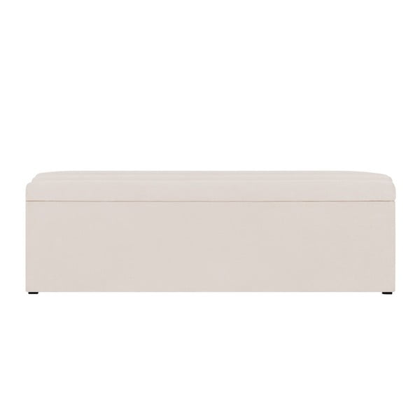 Bancă cu spațiu pentru depozitare Cosmopolitan Los Angeles, alb crem-image-3