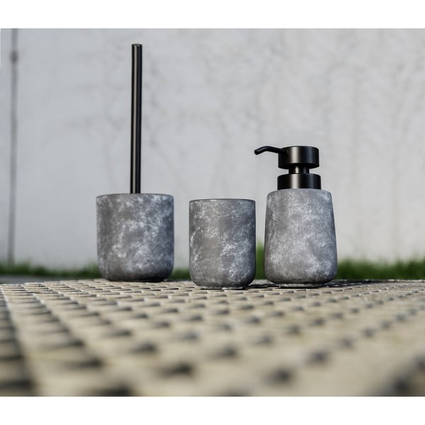 Perie de WC gri din ceramică Sacile – Wenko-image-1