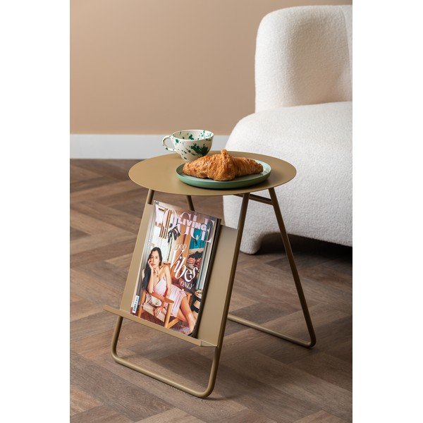 Măsuță auxiliară rotundă din metal ø 40 cm Esencia – Leitmotiv-image-1