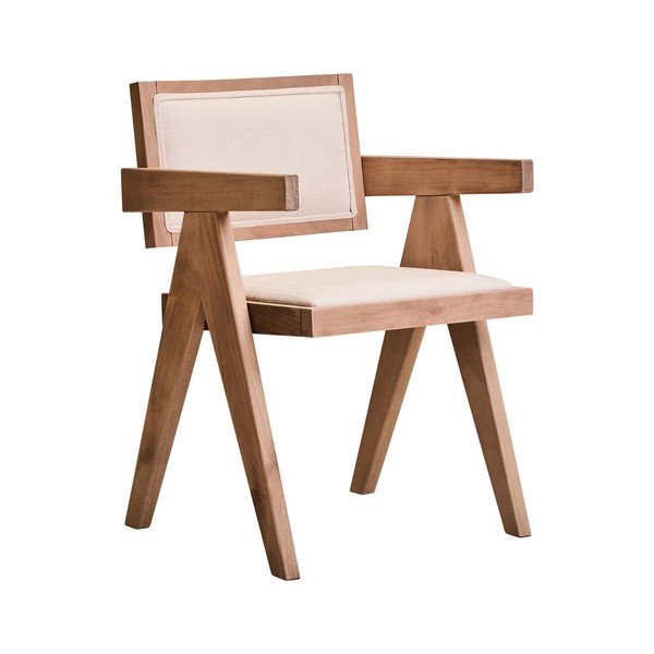 Scaun de dining în culoare naturală tapițat Cebu – Premier Housewares