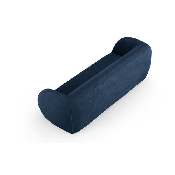 Canapea albastră cu tapițerie din stofă bouclé 230 cm Essen – Cosmopolitan Design-image-3
