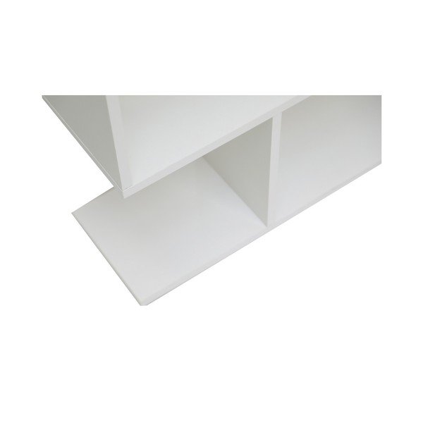 Bibliotecă Evergreen House Martin, înălțime 97 cm, alb-image-1