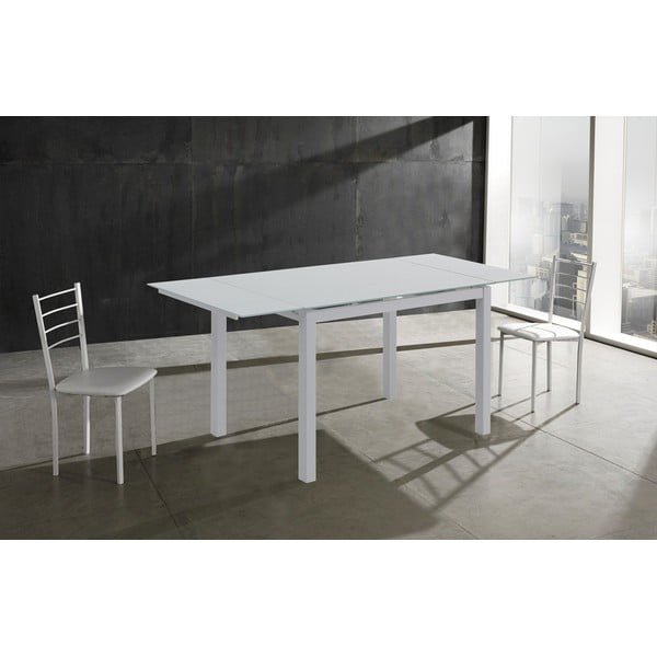 Masă de dining extensibilă cu blat din sticlă 70x110 cm Fast – Tomasucci-image-1