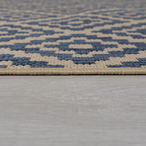 Covor de exterior albastru/bej 200x200 cm Moretti - Flair Rugs-image-4