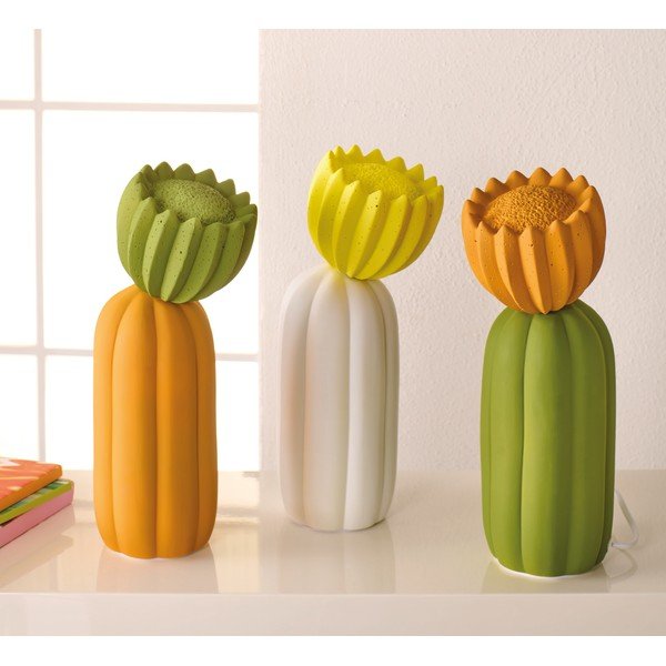 Decorațiune luminoasă verde cu alimentare la priză ø 10 cm Cactus – Brandani-image-2