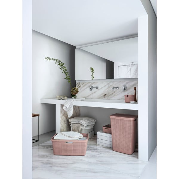 Coș de rufe din plastic 46 l Jute – Curver-image-1