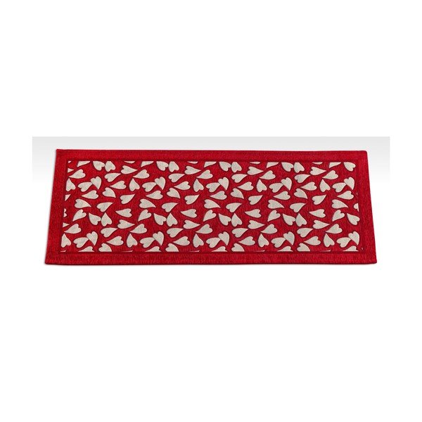 Covor pentru bucătărie foarte rezistent Webtapetti Corazon Rosso, 55 x 140 cm-image-2