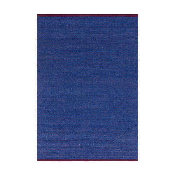 Covor albastru țesut manual 200x290 cm Kai – MADE