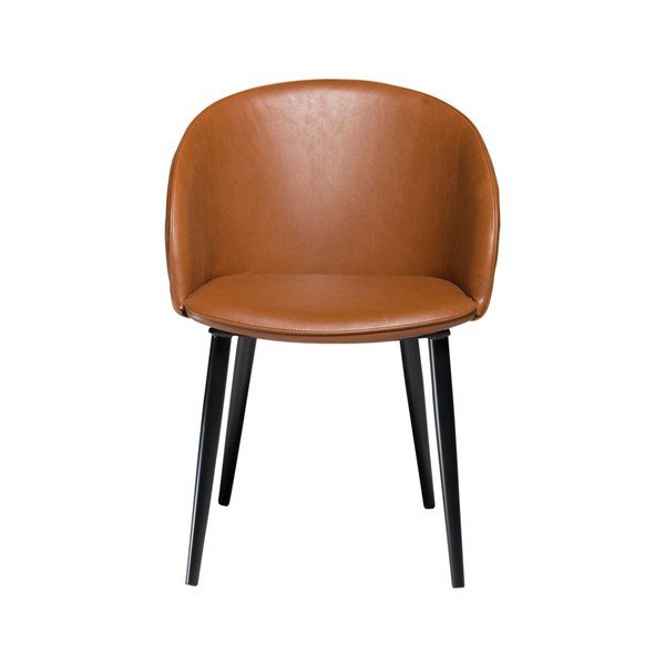 Scaun din piele artificială DAN-FORM Denmark Dual, maro-image-4