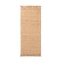 Covor tip traversă în culoare naturală reversibil/țesut manual din iută 80x300 cm Fjord – Hanse Home