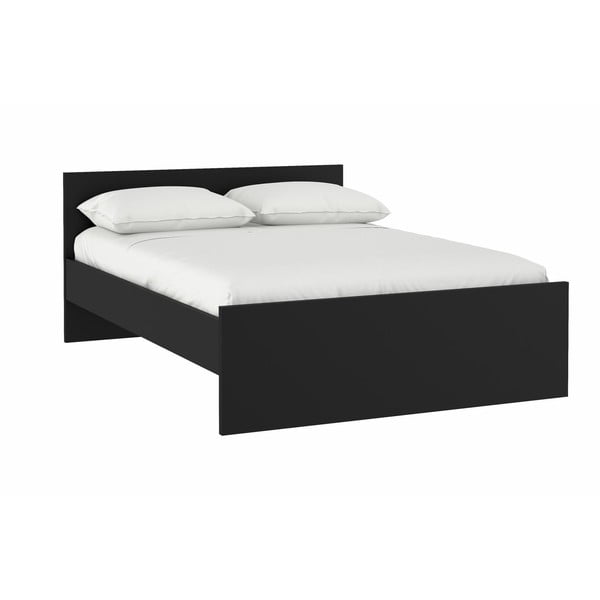 Pat matrimonial negru 160x200 cm Naia – Tvilum