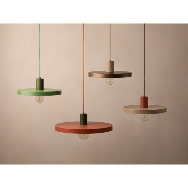 Lustră maro deschis din metal ø 30 cm Ori – Micadoni -image-1