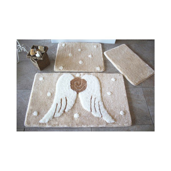 Set 3 covorașe de baie Confetti Bathmats Angels