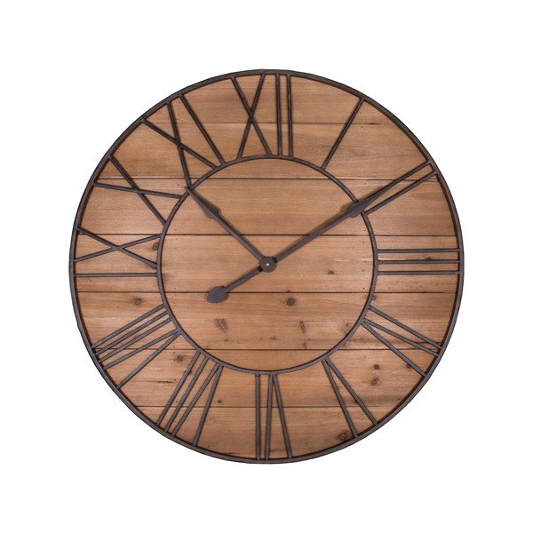 Ceas de perete Antic Line Bois, ø 90 cm