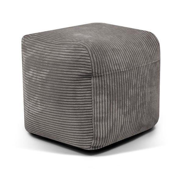 Fotoliu bean bag albastru cu tapițerie din catifea reiată Plus 50 Lounge – SLOWDOWN-image-3