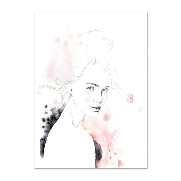 Poster Leo La Douce Miss Louise, 21 x 29,7 cm
