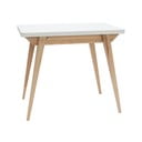 Masă de dining extensibilă cu blat alb 65x90 cm Envelope – Ragaba