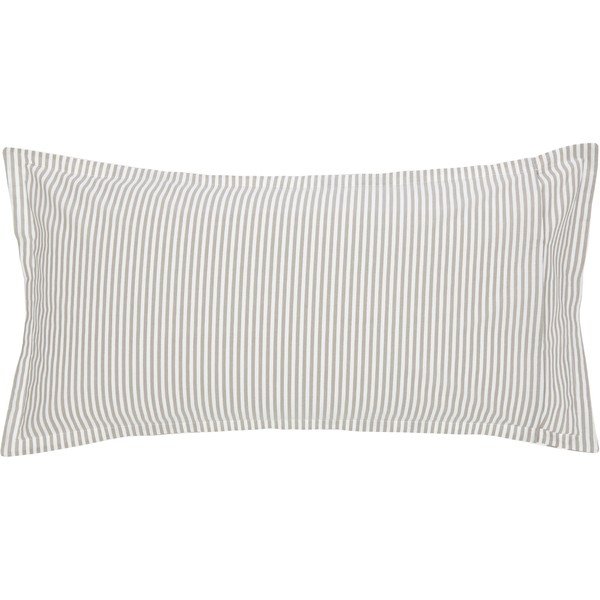 Față de pernă decorativă din bumbac Westwing Collection, 40 x 80 cm, bej-alb-image-2